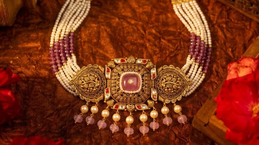 22K Gold Necklace Collection - Traditional & Contemporary Designs
